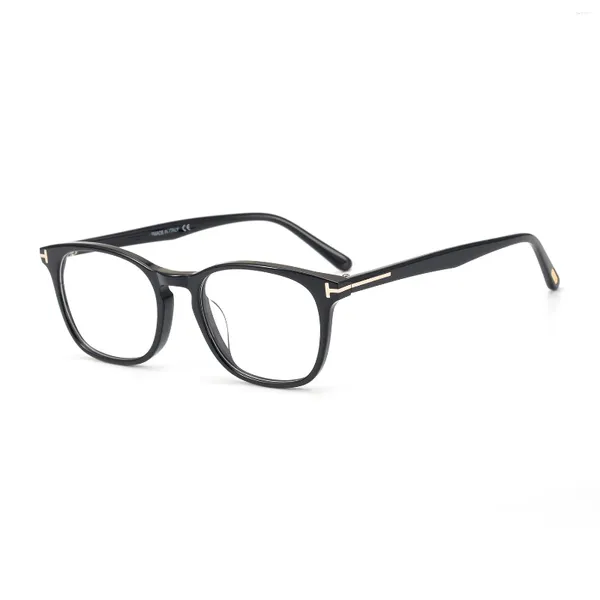 Óculos de sol quadros 2024 marca vintage acetato óptico óculos miopia leitura óculos grande rosto prescrição óculos quadro para mulher