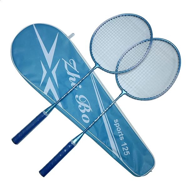 2pcs badminton raketleri ve taşıma çantası raket kapalı açık spor aksesuarı 240202