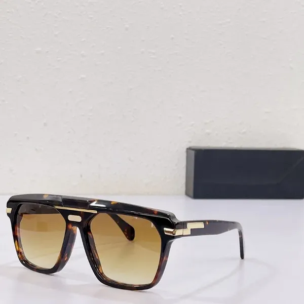 Sonnenbrille Quadratische Vintage Acetat Polarisierte Sonnenbrille Großer Rahmen Breites Bein Für Männer Frauen Optische Brillen Uv400