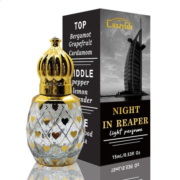 15 ml Dubai Naher Osten Parfümöl Langanhaltender leichter Duft Frische Wüstenblume Arabische ätherische Gesundheit Schönheit 240130