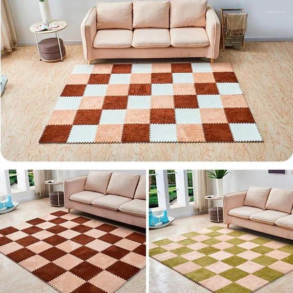 Tapetes Tapetes Tapete Tapete Soft Play Mat Kids Mats Puzzle para Meninos Meninas Home Utility Room Quarto