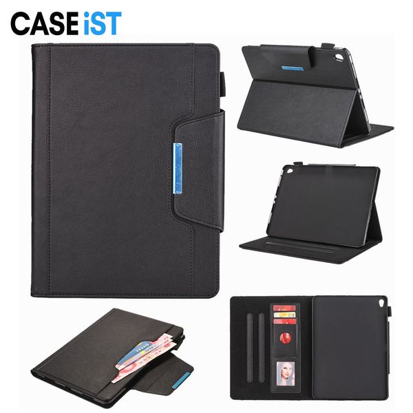 Kasaist lüks deri tablet kasa manyetik flip wake uyku PU cüzdan kartı nakit yuvaları stant tutucu folio kapak çantası için iPad Air Mini Pro 1 2 3 4 5 6 7 8 9.7 10.2 10.5 11 12.9 inç