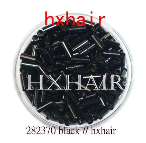 1000 pezzi 28 mm tubo di rame micro anelli collegamenti perline nero DBmarrone marrone Lmarrone biondo7499615