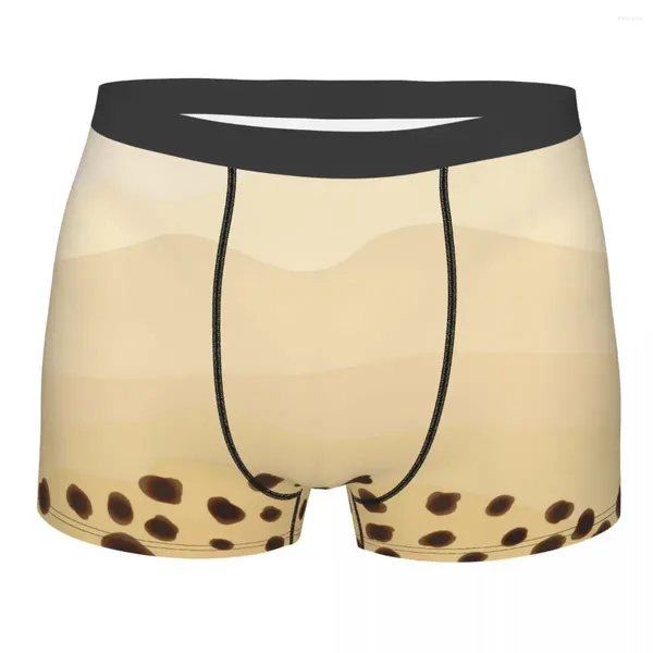 Unterhosen Blase Cartoon Männer Unterwäsche Tapioka Bälle Boxer Shorts Höschen Humor Atmungsaktiv Für Homme Plus Größe