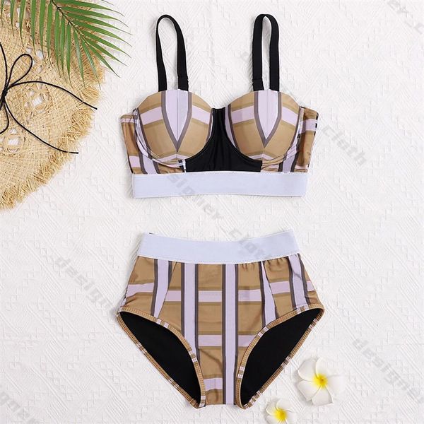 Set di bikini da donna set sexy a forma di cinghia a forma di nuoto designer donne da bagno costose da bagno in spiaggia usa abiti da nuoto biquini 2024