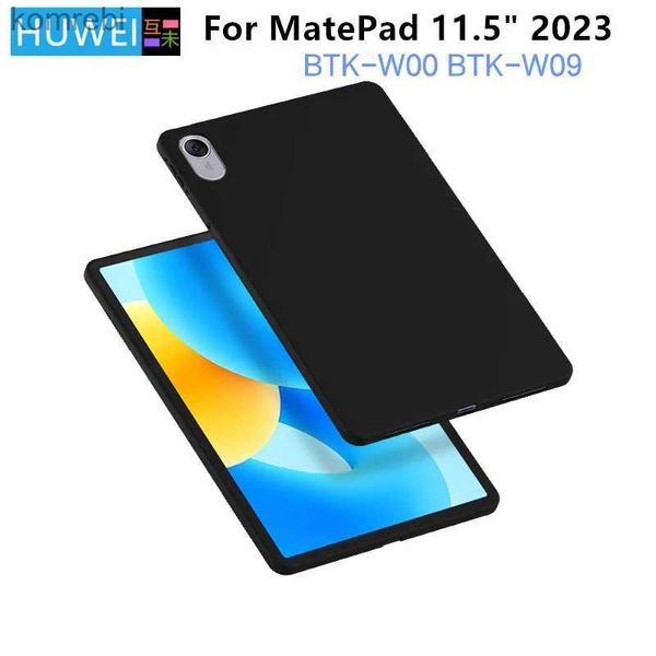 Tablet PC Hüllen Taschen HUWEI Hülle für Huawei MatePad 11.5 2023 BTK-W00 BTK-W09 Schutzhülle TPU Schale für Mate Pad Matepad 11.5 Tablet Rückseite CaseL240217
