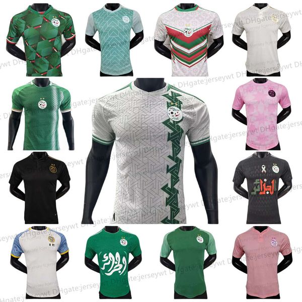 Jersey Algerie Soccer Mahrez 22 23 24 25 Home Away Bounedjah Feghouli Bennacer Atal Delort Maillot de Foot Men Kit Kit Slimani Football Shirt Kits Tracksuit