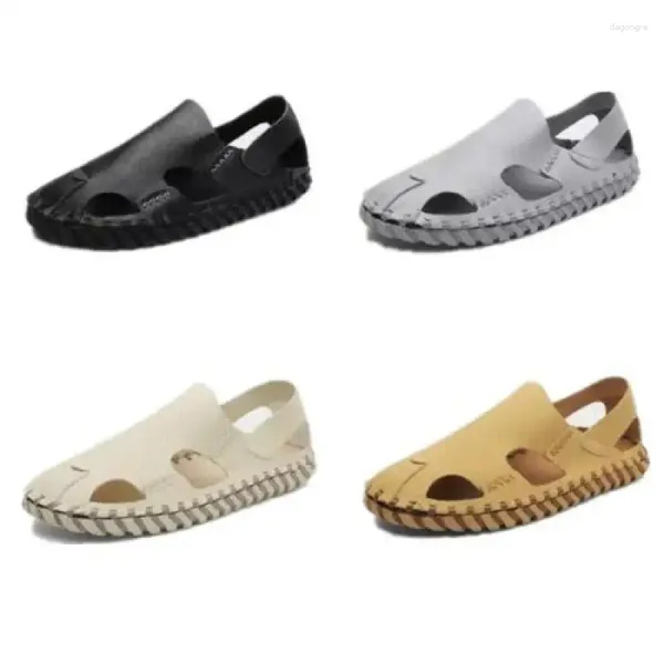 Weiche Sandalen ZOCI Summer Mens Beach Roman Shoes A1 Slip On Hollow Out Atmungsaktive Flats Soft