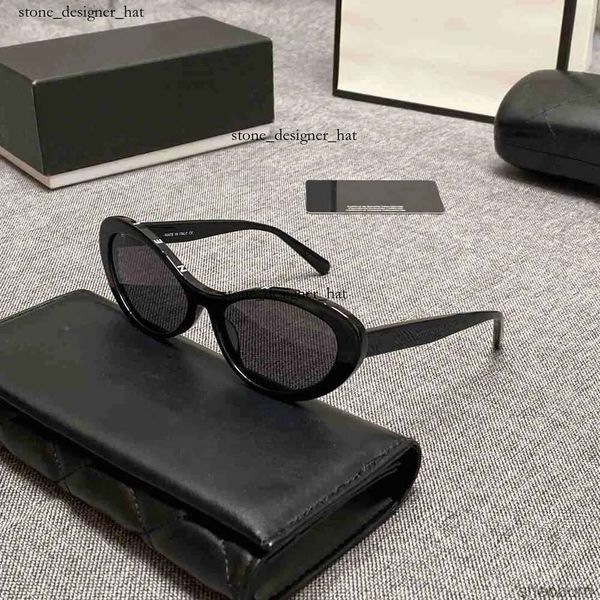 CC Neue Luxus-Designer-Sonnenbrille für Damen und Herren, Sonnenbrille mit großem Rahmen, quadratische Sonnenbrille, CH-Marke, Outdoor-Mode-Sonnenbrille, großes Gesicht, erscheint dünn, mit Box 7306