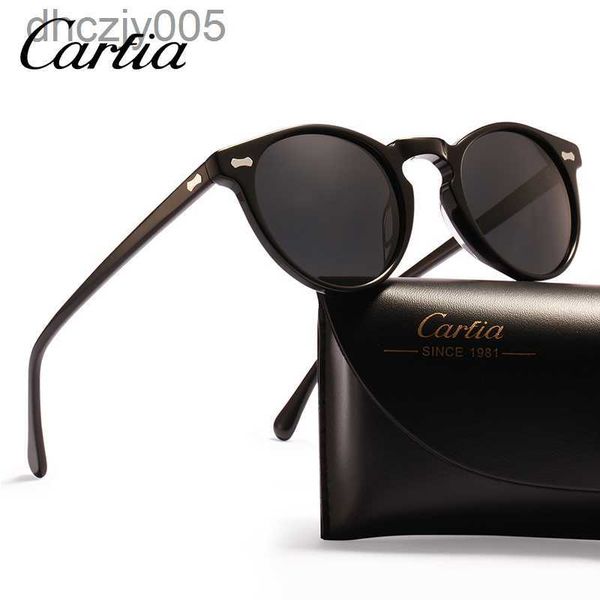 Поляризованные солнцезащитные очки Carfia 5288 овальные дизайнерские для женщин и мужчин с защитой от ультрафиолета, очки из акататой смолы, цвета с коробкой UC0P