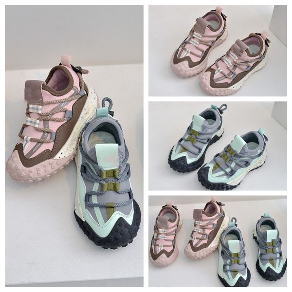 Scarpe per bambini Scarpe sportive per bambini Autunno Nuovo Anti Kick Scarpe da esterno Scarpe da alpinismo Scarpe casual per ragazzi Scarpe per ragazze Scarpe di tela Scarpe per bambini rosa Regalo di Natale