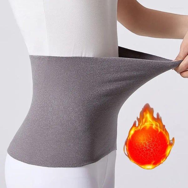 Gürtel Elastisches Baumwolltuch Unisex Thermo-Taillenunterstützung Bauch Gegendruckwärmer Innenbekleidung Winter Kummerbund