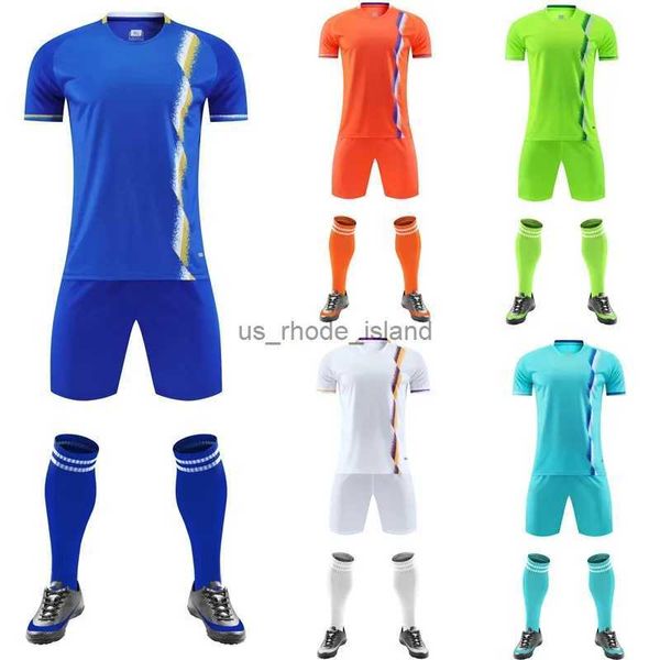 Jerseys 2023LATESS CRIANÇAS CRIANÇAS Jerseys de moda Design de moda cor de tamanho grande Tamanho grande Treinamento de futebol esportivo personalizado uniforme seco rápido