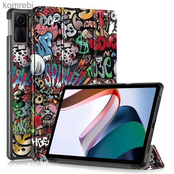 Tablet PC Hüllen Taschen Hülle für Pad 6 Mi Pad 5 Pro Tablet Cover Dreifach klappbarer Ständer für Redmi Pad SE 11 2023 Redmi Pad Case Cover Auto Wake SleepL240217