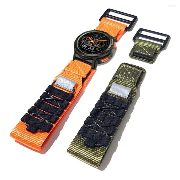 Uhrenarmbänder Taktisches Nylon geflochtenes Sportarmband für KOSPET T2 / M2 Woven Loop Strap M1 Pro S1 Ersatzarmband