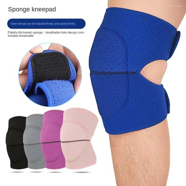 Ginocchiere Manicotto di compressione Spugna Avvolgimento Supporto per le gambe Tutore per recupero articolare Bendaggio per attrezzi fitness