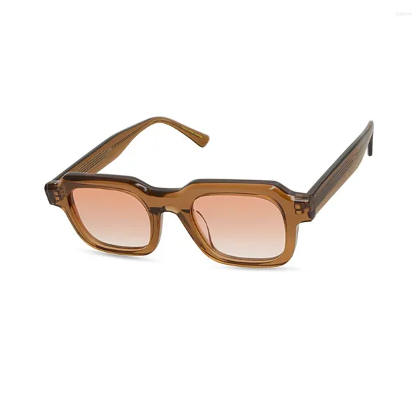 Sonnenbrille Top-Marke, Vintage, handgefertigt, Unisex-Farbtöne, tolle Farben, Typ für Kunden, modisch, Acetat, rechteckiger Rahmen
