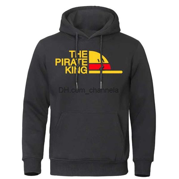 Moletom com capuz masculino O PIRATE KING Hoodies para homem 2019 outono inverno lã moletom japonês anime masculino moletom com capuz streetwear marca pulôver T240217