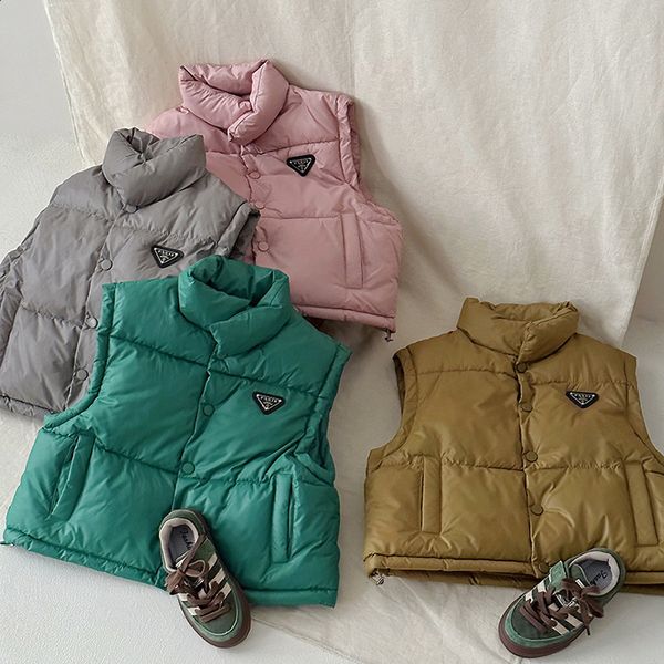 2023 neue Herbst/Winter Kinder Weste Koreanische Ausgabe Casual Jungen und Mädchen Baumwolle Weste Kinder Weste 231017