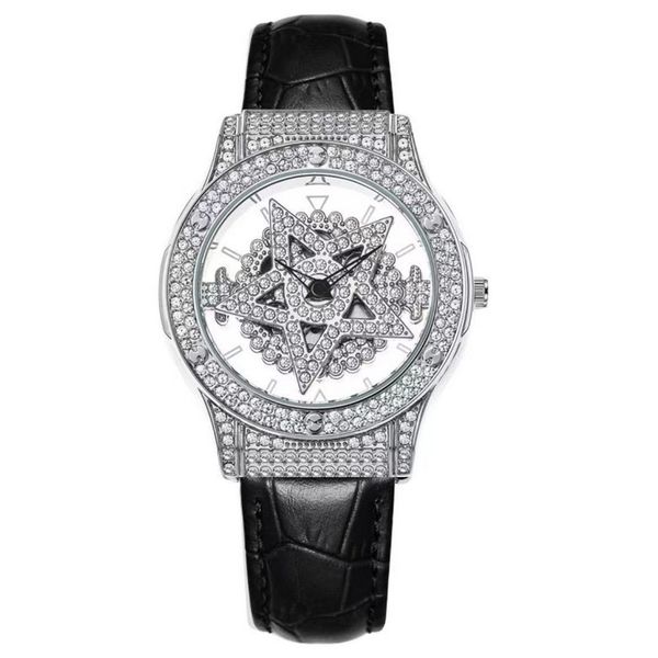 Orologi da polso firmati da donna di alta qualità diamanti vita impermeabile 30 m con scatola da donna quadrante di lusso cinturino in vera pelle al quarzo 40 mm orologi no482