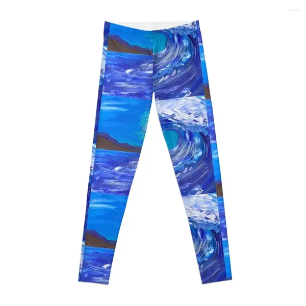 Активные брюки Surf's Up Hawaii Леггинсы для бега для женщин-джоггеров
