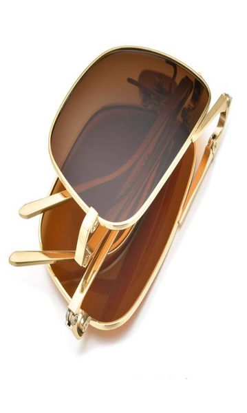 Nianzhen Pure Titanium Polarized Sunglasses Ultralight Folding Square Sun Glasses for Men High Quality Male Shades 11914298507