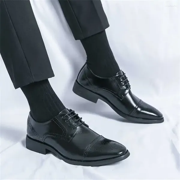 Sapatos de vestido elegância pequeno tamanho preto homem saltos botas para menino mens tênis formais esporte legal revender sapatos