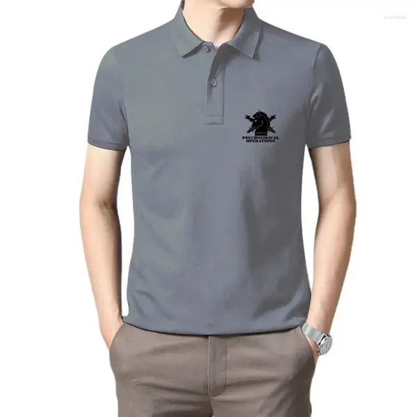 Erkek Polos Kadın Ordusu Psikolojik Operasyonlar Şube Insignia T-Shirt