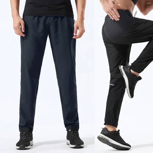 Pantaloni attivi da uomo primavera ed estate seta di ghiaccio outdoor corsa fitness yoga tempo libero allenamento tinta unita M ragazzo 12 regalo 10 stelle