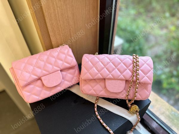 Klassische Mode-Luxusmarken Fang Pangzi Chain Designer-Tasche Schultertasche Handtasche Ledertaschen Schwarze Damen-Umhängetasche