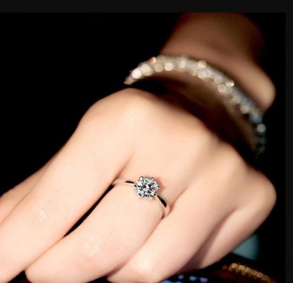 Novo luxo de alta qualidade 925 prata aquamarine anéis de pedra preciosa para mulheres jóias finas anel de festa tamanho 412 inteiro dff45033187324