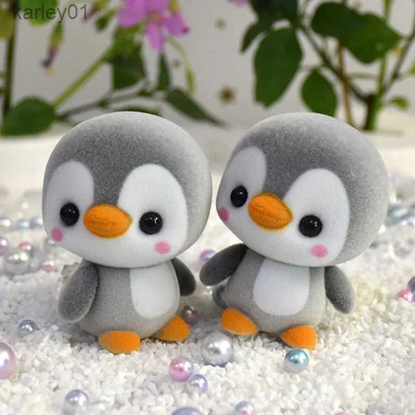 Gefüllte Plüschtiere 5,5 cm schöne Pinguin-Tierpuppe süßes Babyspielzeug Partybevorzugungsgeschenke Spielzeug für Jungen Mädchen Kinder Kleinkinder YQ240218