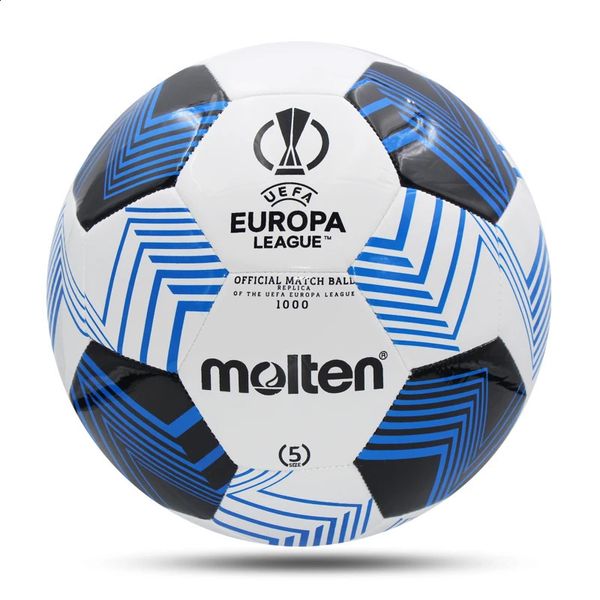 Palloni da calcio fusi misura ufficiale 5 4 morbido TPU cucito a macchina pallone da allenamento per calcio all'aperto futbol per bambini 240127