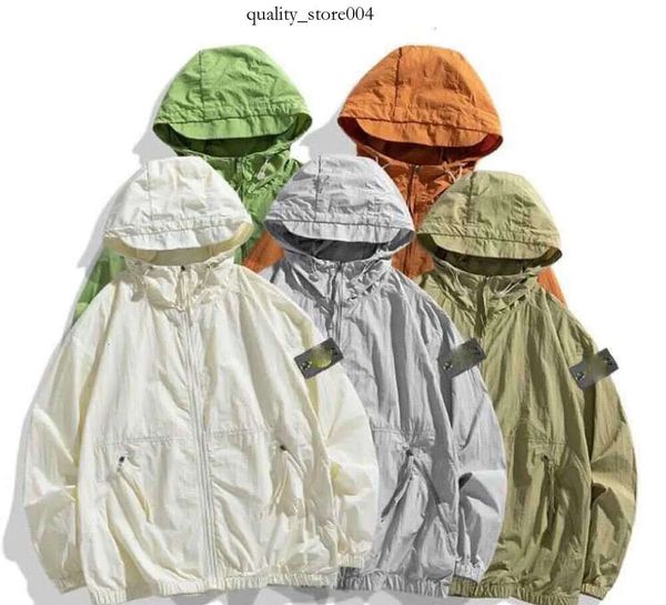 Stone gonng primavera e verão fino marca de moda casaco ao ar livre à prova de sol blusão protetor solar roupas jaquetas à prova dwaterproof água 663