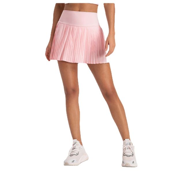 Gonna da tennis a pieghe da donna con tasche Pantaloncini Gonne sportive Gonne da golf a vita alta Gonne sportive da allenamento per corsa ad asciugatura rapida