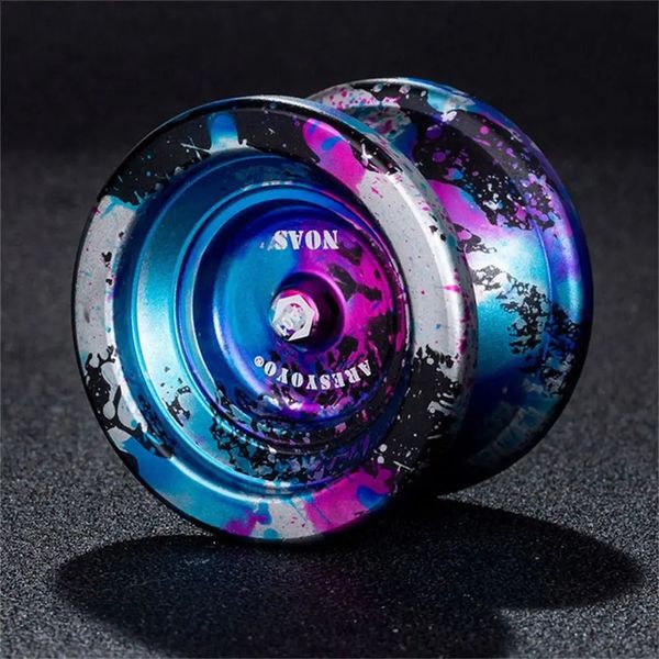 1PC Metalllegierung Aluminium Yoyo Professional mit 10 Kugellager Hochgeschwindigkeits-Yoyo 240126