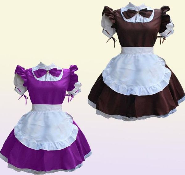 Sexy Französisches Dienstmädchen-Kostüm, Gothic-Lolita-Kleid, Anime-Cosplay, Sissy-Dienstmädchen-Uniform, Ps-Größe, Halloween-Kostüme für Frauen 2021, Y07904584