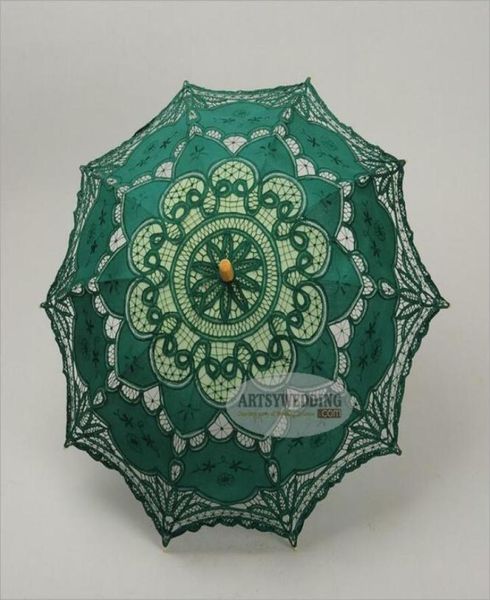 Guarda-chuva de casamento artesanal renda guarda-chuva gancho flor estúdio pogal adereços tema po estilo solar europeu artesanal algodão 9224338