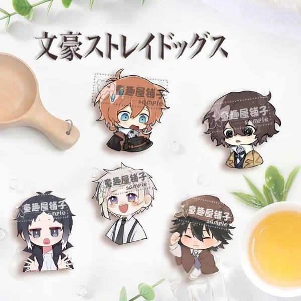 Spille Ryunosuke Akutagawa Distintivi Spilli Anime Bungo Cani Randagi Donne Spilla Moda Cosplay Figura Per Borsa Accessori Regali