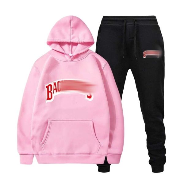 Backwoods Hoodie Designer Top Quality Men's Fashion Brand Set Rosa Polo Hoodie Pant Grosso Quente Fatos de Treino Masculino Sweatsuit Treino