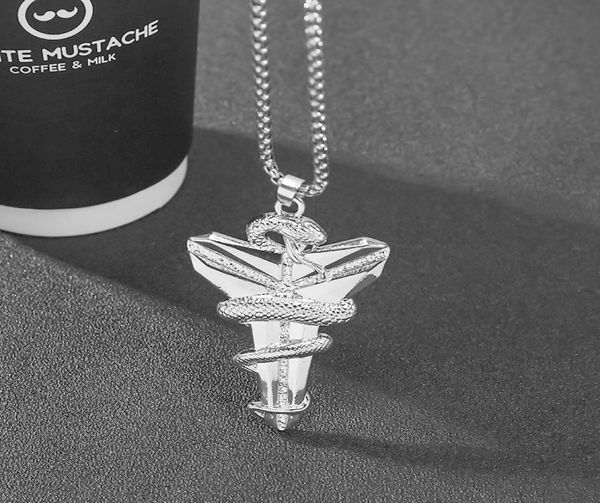 Ожерелье в стиле хип-хоп «Мамба» для мальчиков и девочек, подвеска для баскетбольных болельщиков, модные аксессуары5629733