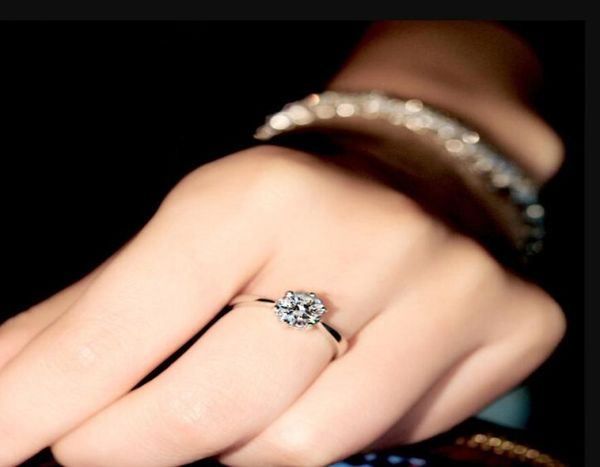 Novo luxo de alta qualidade 925 prata aquamarine anéis de pedra preciosa para mulheres jóias finas anel de festa tamanho 412 inteiro dff45039949435