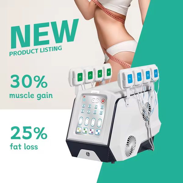 Portatile 16 maniglie Fitness modellamento del corpo Stimolatore muscolare Ems dimagrante macchina per rassodare la pelle Rimozione del grasso Allenatore muscolare Attrezzatura per salone di bellezza