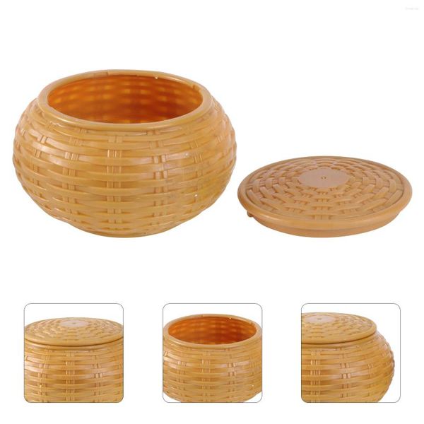 Sacchetti per gioielli 2 pezzi/set in legno Go Chess Game, pietre, contenitori, pezzi, vaso