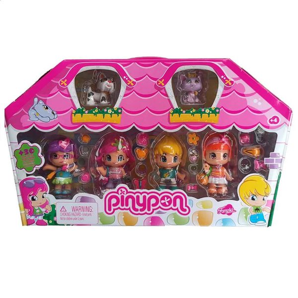 Original Pinypon Change Expression Assembly Twosided Mini Doll Geschenkkollektion 240131 für Kinder