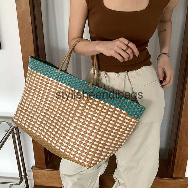 Totes New Pet Bag Woven Beach с большей емкостью портативную капусную корзину BAGH24218