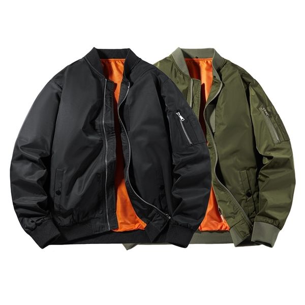Куртка в стиле милитари, мужская тонкая куртка-бомбер, весна-осень, мужская верхняя одежда Ma-1, куртки-пилоты и пальто-пилот, мужские 240202