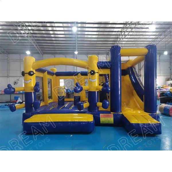 555m Park Şişirilebilir Combo Atlama Kalesi Çocuklar için Slayt ile Doğum Günü Bounce House Party Kiralama 240127