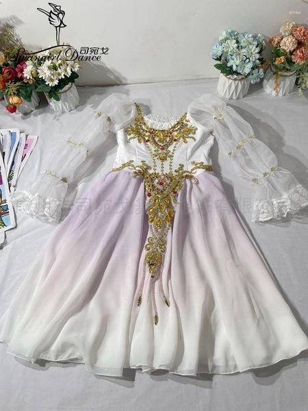 Сценическая одежда, конкурсное балетное платье «Талисман», светло-фиолетовое балерина BT4018