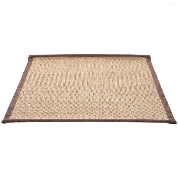 Travesseiro chão s para sentar almofadas aldult adultos assentos pequenos espaços fino bambu tecido almofada yoga meditação